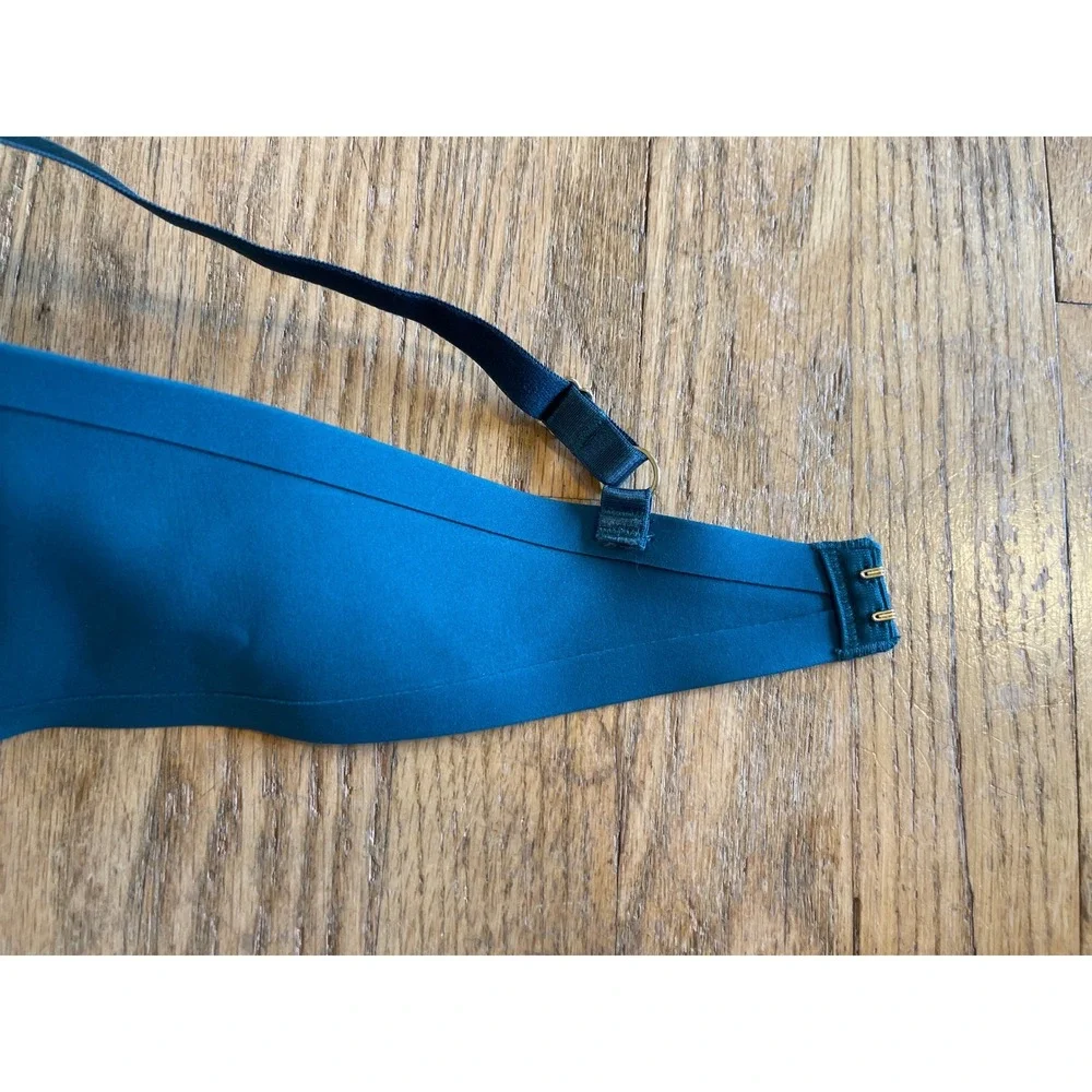 ThirdLove 24/7 Eyelet‎ Lace Balconette Bra Teal Blue Underwire 36C